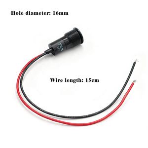 Luce Indicatore LED 12V Impermeabile in Metallo per Cruscotto Pilota - Product Image 5