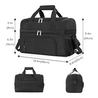 Sac isotherme à bandoulière personnalisé 600D double compartiment pour pique-nique, camping, randonnée, étanche, pour canettes de bière, sacs de sport