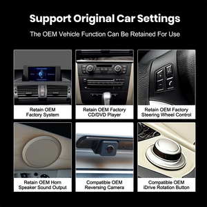 Display Multimediale Rhythm per Auto <span class=keywords><strong>BMW</strong></span> <span class=keywords><strong>Serie</strong></span> <span class=keywords><strong>1</strong></span> E87 CCC 2006 <span class=keywords><strong>2007</strong></span>, Supporta il Controllo Originale del Volante e la Telecamera di Retromarcia - Product Image 4