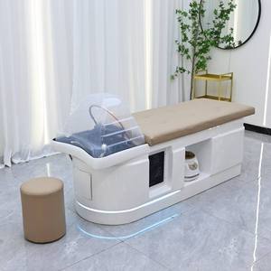 Lit de soin de luxe AY avec rangement intégré et éclairage LED, table de thérapie confortable pour les traitements de beauté en spa - Product Image 2