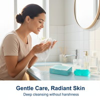 Savon Solide Artisanal à l'Acide Salicylique - Nettoyant Doux Exfoliant et Purifiant pour Peaux Grasses à Tendance Acnéique