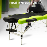 Camilla de Masaje Plegable Portátil para el Hogar, Ajustable en Altura, para Adelgazamiento Corporal, Belleza, Fisioterapia, Camilla Facial Ancha