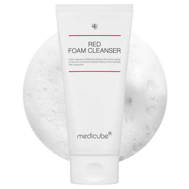 For Red Foam Cleanser-Deeply Cleanses Oil Control Acne Treatment All Skin Types Korean Skincare