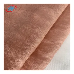 wholesale 60gsm embroidery jacquard chiffon fabric 28% nylon 72% tencel ruffles printed organza fabric for bridal dress