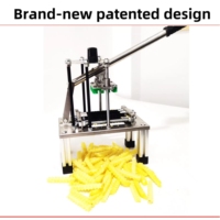 Coupe-frites manuel haute performance pour pommes de terre, machine à découper les petits bâtonnets de concombre/machine à découper les frites verticales