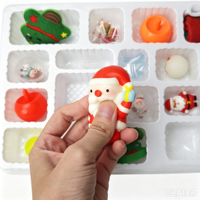Calendrier de l'Avent Squishy de Noël en Promotion - Boîte Surprise 24 Jours avec Pack de Squishies et Fidgets pour Enfants