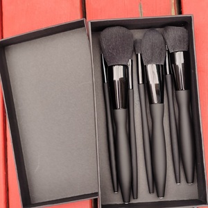 Maange-ensemble de pinceaux de maquillage, brosses de luxe <span class=keywords><strong>sexy</strong></span>, diamant noir, avec logo privé, boîte, vente en gros, 9 pièces, - Product Image 2