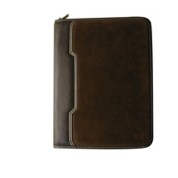 Porte-documents multifonctionnel en cuir PU A4 de haute qualité OEM avec logo en relief, personnalisable