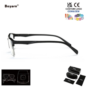 <span class=keywords><strong>Gafas</strong></span> de Lectura de Media Montura Ultraligeras Boyarn +0.25 0.5 0.75 1.25 1.5 2 1.75 2.25 3 3.5, <span class=keywords><strong>Gafas</strong></span> de Resina Cuadradas para <span class=keywords><strong>Presbicia</strong></span> - Product Image 5