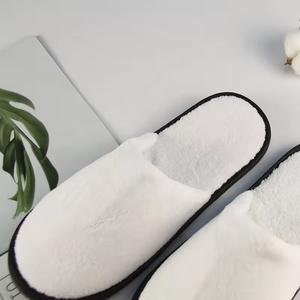 Хлопковые тапочки с открытым носком и коралловой флисовой подкладкой - Product Image 4