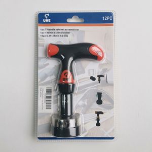 Lixin Tools Standing Ratchet Screwdriver 13Pc Set With Crv Bits Magnetic Phillips Bit Metric System Diy Tool - Product Image 4