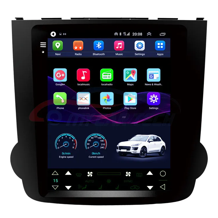 Junsun — autoradio multimédia 9.7 ", Android, lecteur Dvd, Navigation, Style Tesla, pour Honda Crv 2007- 2011