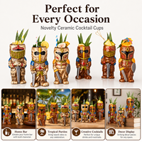 Mug à bière en céramique Novelty Knight, tasse à cocktail créative, verrerie émaillée pour bar, fête, décoration intérieure, cadeau, utilisation en restaurant