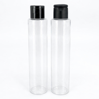 Flacon pulvérisateur transparent en PET de 150 ml avec pulvérisateur à brume dorée pour nettoyant visage, flacon de luxe en plastique de 5 oz, emballage cosmétique en PET