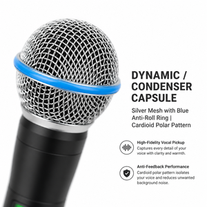 Microphone portable pour <span class=keywords><strong>studio</strong></span> de diffusion, création de contenu pour podcasts, streaming, réponse en fréquence large, acoustique supérieur - Product Image 4