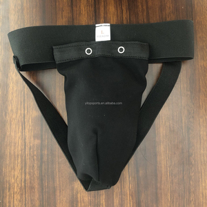 Hoge Kwaliteit Ademende Karate Lies Guard Martial Arts Protector Kruis Bescherming Wit Zwart - Product Image 3