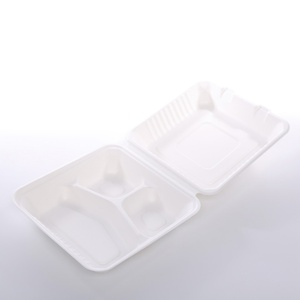 Tham gia cuộc cách mạng Xanh với bát bã mía hình chữ nhật của chúng tôi cung cấp cho khách hàng của bạn một lựa chọn thực sự bền vững và chất lượng cao - Product Image 1