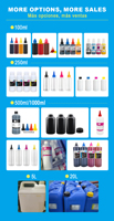 INK-TANK 056 057 107 108 574 Encre de recharge pour imprimante Epson Ecotank L8050 L8058, compatible avec les cartouches d'encre couleur à base d'eau de qualité supérieure