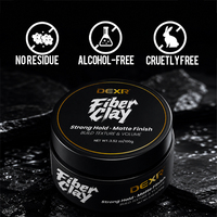 Cire coiffante mate pour hommes, argile capillaire de qualité salon, cire et pommade capillaires effet naturel OEM ODM