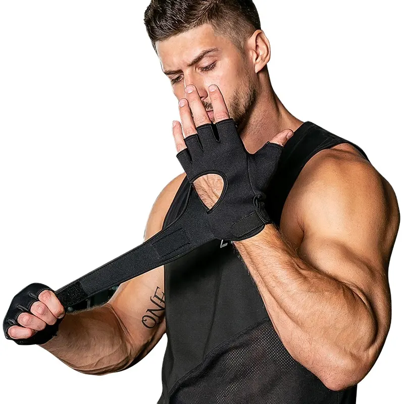 Пользовательские перчатки с полпальца для фитнеса, гимнастического зала, дизайн для собственного фитнеса, тяжелой атлетики, гимнастические перчатки