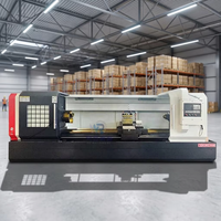 Tour CNC horizontal à banc plat robuste CK6180-3000mm, commande GSK, broche simple, haute précision pour le métal