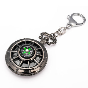 Clip-on Quartz Backpack <strong>Fob</strong> Belt <strong>Watch</strong> Unisex Outdoor Activities Vintage Rome Digital Fashion Compass Quartz Pocket <strong>Watch</strong> - Product Image 1
