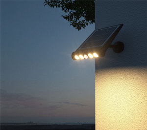 Lampada Solare <span class=keywords><strong>da</strong></span> Parete Multifunzionale IP65 Impermeabile con Sensore di Movimento LED per Illuminazione Esterna Multiuso - Product Image 6