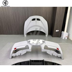 Nouveau kit carrosserie style spécial en fibre de carbone semi-sèche, pare-chocs avant/arrière à visser, pièces automobiles pour 458 Italia Spider 2010-2015 - Product Image 4