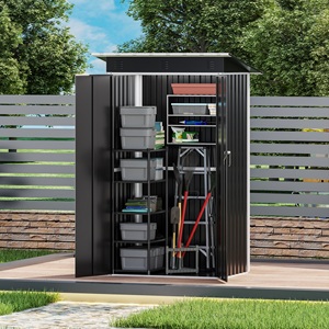 Petit hangar en métal pour arrière-cour <span class=keywords><strong>4x3</strong></span> hangar de garage en métal hangar de toiture en métal - Product Image 2