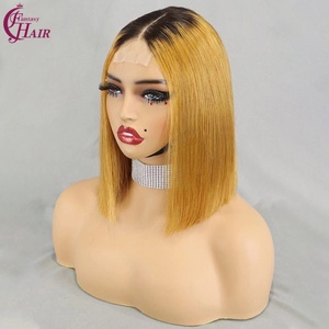 FH Wholesale Raw Vietnamese Hair Bob Lace Front <b>Wig</b> Glueless Full 2x6 Lace Front <b>Wig</b> P1b/30 <b>Cheap</b> Human Hair <b>Wig</b> - Product Image 2