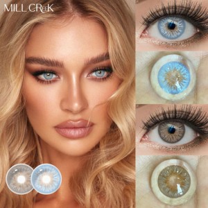 Haipurecon 14,5mm Material HEMA suave Tres tonos 40% Contenido de agua 0,08mm Grueso 8,6mm Base Curva Lentes de contacto cosméticas Dos - Product Image 2