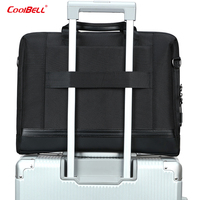 CoolBELL Fournisseur d'usine Prix de gros Sacoche d'ordinateur portable étanche pour homme, sac à bandoulière de voyage extérieur, sacs pour ordinateur portable 15 pouces étanches