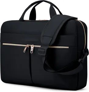 Деловой портфель для ноутбука 15,6 дюйма, водоотталкивающая сумка-мессенджер через плечо, сумка для компьютера, для работы, офиса и путешествий