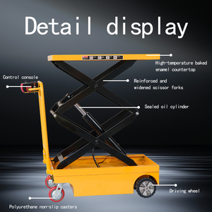 JIALITE EPT400 gunting listrik portabel, truk <span class=keywords><strong>Platform</strong></span> angkat penuh listrik 400KG 0.9M - Product Image 5