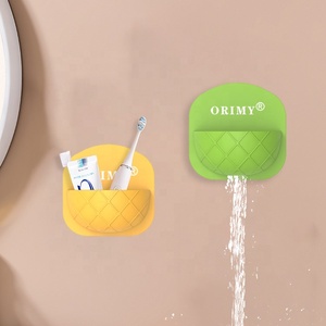 Distributeur automatique de <span class=keywords><strong>dentifrice</strong></span> UV Ecococo et porte-brosse à dents mural en silicone Ensemble d'accessoires de salle de bain OEM ODM - Product Image 3