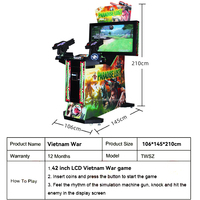 Aliens Arcade Game Machine Shooting Extermination House Of The Dead Ultra Firepower 3 In 1 Gun Shooting Simulator Offre Spéciale