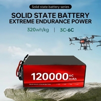 Batterie solide à basse température supérieure 7C 6S 22S 24S 88000mAh 120000mAh 320Wh/kg pour Evtol/UAV à voilure fixe/Drone multirotor