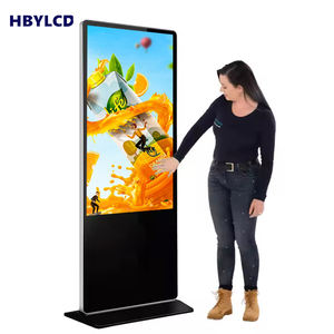 Pantalla Táctil Ultrafina de 55 Pulgadas, Muestra Gratuita Disponible, Kiosco con Reproductor de Publicidad, Señalización Digital LCD de Pie - Product Image 1
