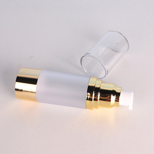 Factory direct sales wholesale of 15ml, 30ml, 50ml and other sizes, gold and silver vacuum <b>bottles</b> with imitation electroplated - Product Image 3