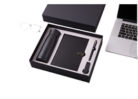 Agenda de bureau de luxe personnalisé 2025, papeterie rechargeable, en cuir PU, magnétique, format A5, ensemble cadeau avec boîte et stylo