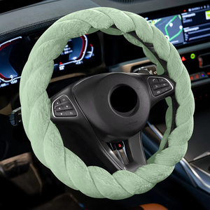 Popolare Coprivolante in Peluche Artificiale, Pratico Coprivolante per <span class=keywords><strong>Auto</strong></span>, Accessorio per <span class=keywords><strong>Interni</strong></span> <span class=keywords><strong>Auto</strong></span> - Product Image 3