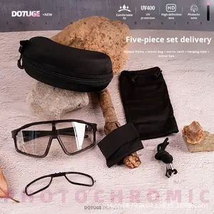 Gafas de Ciclismo Fotocromáticas con Espejo, Protección UV400, Resistentes al Viento y la <span class=keywords><strong>Arena</strong></span>, para Deportes al Aire Libre - Product Image 4