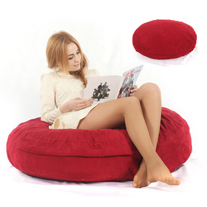 Canapé paresseux Vis Lazy Sofa D180 H30cm en suède pour adultes, enfants et usage au bureau - Product Image 4