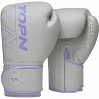 Gants de boxe professionnels en cuir PU de haute qualité avec fermeture auto-agrippante pour Muay Thai, MMA, entraînement, sparring, sac de frappe, personnalisables