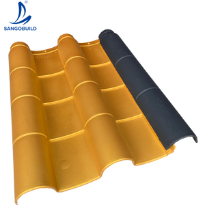 Tejas Tradicionales para Techos, Materiales de Construcción, Techo de Plástico Estilo Chino Antiguo, Tejas Doradas - Product Image 5