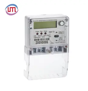 Medidor de energía electrónico inteligente multifuncional multitarifa monofásico infrarrojo/RS485 Modbus