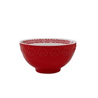 Bol à riz et soupe en céramique sous glaçure, motif chat surpris de style japonais, mignon, compatible micro-ondes, fabriqué en Chine, pour la maison