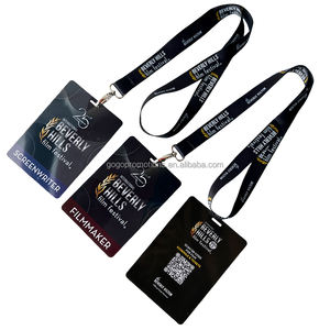 Vente en gros VIP Event backstage pass lanière personnalisée Print name stand lanière active - Product Image 1