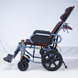 Fenghe Aluminum Alloy Manual Wheelchair High Back <b>Reclining</b> Foldable Lightweight Mobility Aid For Elderly - Product Image 2
