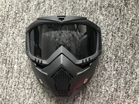 Kacamata Pelindung Wajah Anti Angin Full Frame untuk Sepeda Motor Off-road, Lensa Toric PC, Warna Menarik, Dapat Diganti